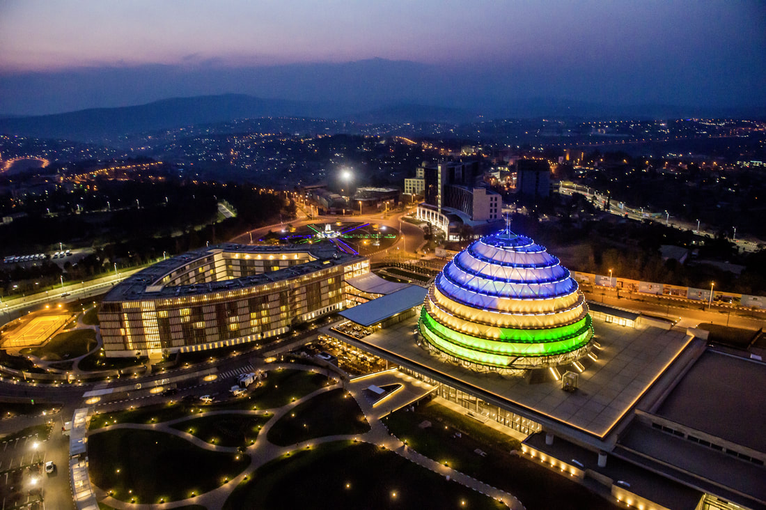 Kigali - vibrant capital city of Rwanda