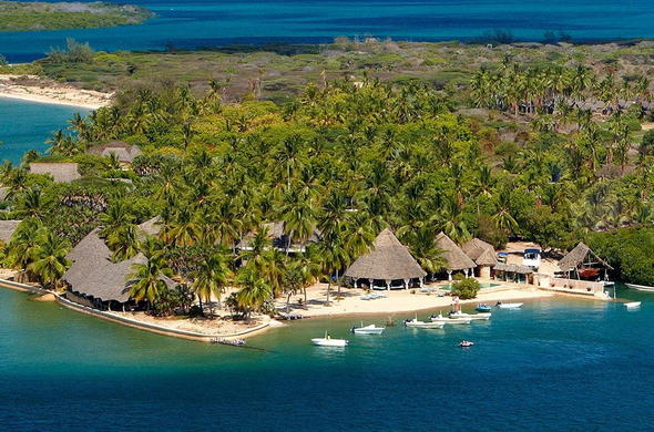 Lamu Island - historic Swahili town and dhow boats