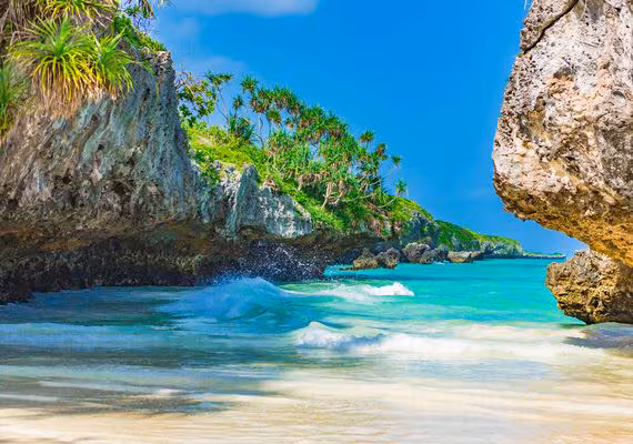 Zanzibar and Uganda Contrast - pristine Zanzibar beach with turquoise waters